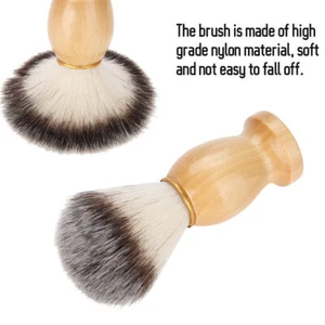 Men's Beard Shaving Set Professional Stainless Steel Bowl Stand Brush Mustache - Picture 1 of 12