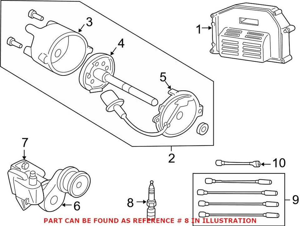 Bujía Mopar genuina OEM para Jeep Cherokee Wrangler Foto 1 de 1