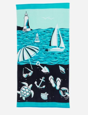 Toalla de piscina de playa de gran tamaño Vera Bradley 33"x66" ELIGE tu PATRÓN (Nueva y sellada) Foto 1 de 2