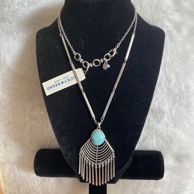 LUCKY BRAND Southwest Style Necklace w/ Turquoise - Image 1 of 4