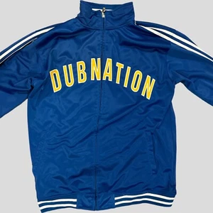 Golden State Renegade Dub Nation Warriors Blue Gold Era Jacket Size Large - Picture 1 of 17
