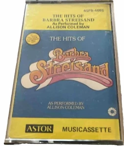 Cinta de casete The Hits of Barbra Streisand interpretada por Alison Coleman rara - Imagen 1 de 5