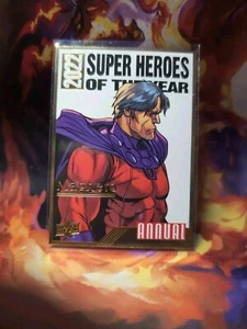2022-23 Cubierta Superior Marvel Superhéroes Anuales del Año Inserto MAGNETO #MI-4 - Imagen 1 de 2