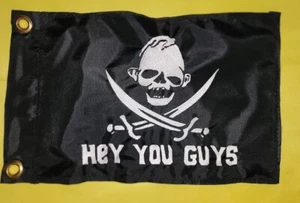 Custom SLOTH HEY YOU GUYS FLAG JEEP ATV UTV SAILBOAT kayak boat - Picture 1 of 4