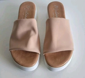 Sandalias Matisse Paradise Plataforma Punta Abierta Deslizables Talla 8M - Imagen 1 de 6