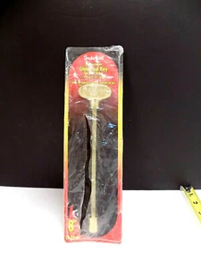 UNIVERSAL 8" GOLD ERSATZ GASVENTIL SCHLÜSSEL 1/4" & 5/16" IMPERIAL Steckschlüssel NOS - Bild 1 von 12