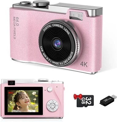 Fotoapparat Fotografie Fotocamera Digitale Professionell Video 4K 64MP LCD 2,4” - Bild 1 von 4