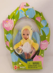 2002 Kelly Easter Garden Nikki Doll B1071 4" Tall In Chick Costume Mattel New - Picture 1 of 5