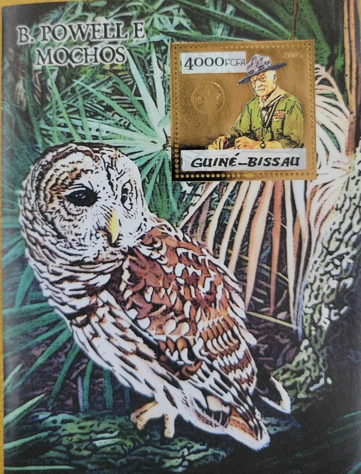 SO) 吉尼斯比萨、SCOUTS、POWELL、OWL、AVE、卡片、XF — 第 1/1 张图片