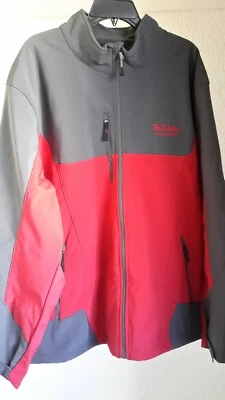 North End Men's Long Sleeve Soft Shell Performance Fleece Red/Gray Jacket XXL  - Image 1 of 4