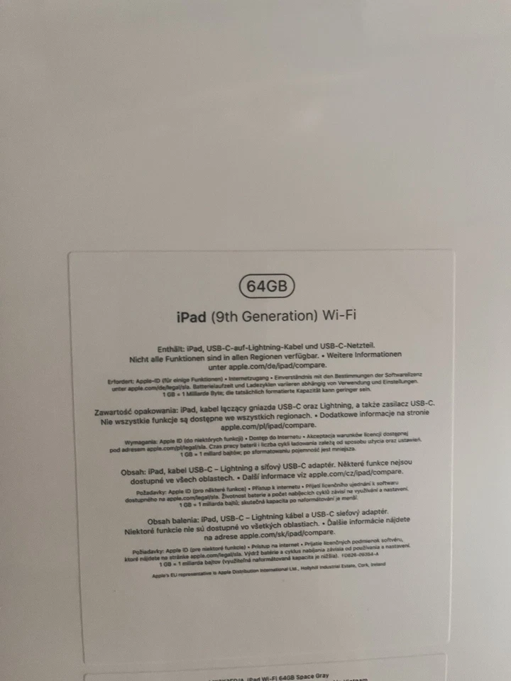 Apple iPad Air 4. Gen 64GB, Wi-Fi, 10,9 Zoll - Space Grau