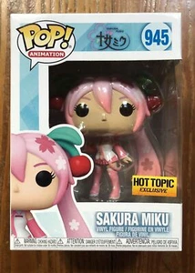 FUNKO POP ANIMACIÓN VOCALOID HATSUNE SAKURA MIKU FLOR DE CEREZO TEMA CANDENTE 945 FS - Imagen 1 de 1
