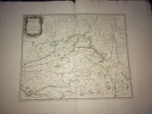 CARTE DU DIOCÈSE DE L'ÉVÊCHÉ D'ORLÉANS, 1741. - Imagen 1 de 4