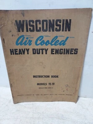  Motor manual Wisconsin refrigerado por aire S-7D de colección Foto 1 de 3
