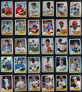 1981 Fleer Baseball Cards Complete Your Set You U Pick From List 1-220