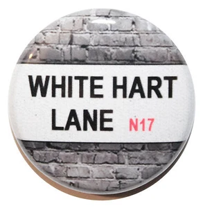 1" (25mm) Tottenham - WHITE HART LANE N17 - Football Button Badge Pin - Picture 1 of 2