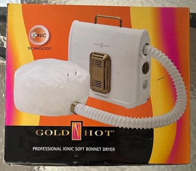 GOLD N HOT - IONIC SOFT BONNET (JUMBO) DRYER - OPEN BOX - Image 1 of 4