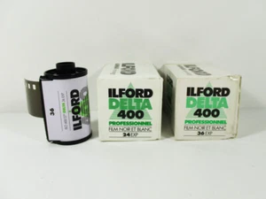 3x Ilford Delta 400, 135 B&W, expired - Picture 1 of 2