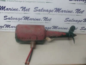 Motor de barco eléctrico vintage de 3 palas a mano izquierda PROBADO - Imagen 1 de 4