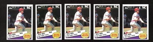 1985 Topps #6 Pete Rose 5ct Reds Baseball Card Lot 1502A - Picture 1 of 1