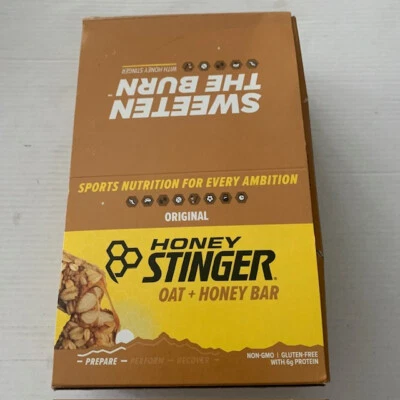 Aguijón de miel avena + barras de miel - sabor original - 12 unidades - CADUCIDAD 11/25 Foto 1 de 3