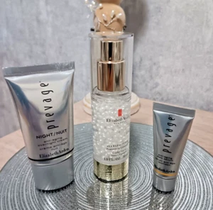 Elizabeth Arden Ceramide Capsules + Prevage Anti Ageing Serum & Overnight Cream - Picture 1 of 2