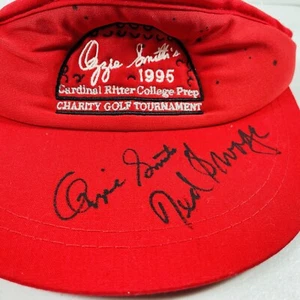 🔥 Ozzie Smith Autograph •Cardinal Ritter College Prep • Visor Hat • Auto - Picture 1 of 8