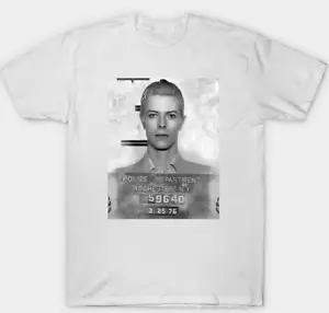 T-Shirt David Bowie Ziggy Stardust Becher Schuss Unisex S-3XL weiß Fan Art - Bild 1 von 2