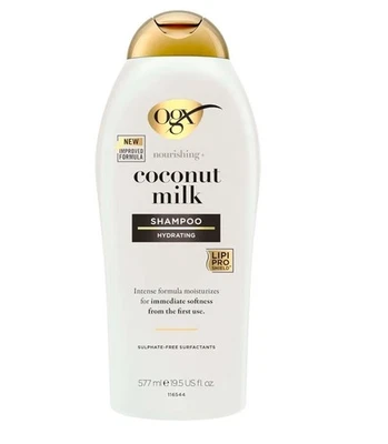 OGX Coconut Milk Nourishing Shampoo Hydrating for Dry Hair Sulfate Free 385ml