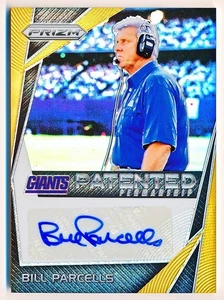 2017 Prizm Bill Parcells Patented Penmanship Prizms Gold Auto #PP-BP (4/5) - Picture 1 of 2