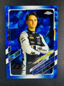 2021 Oscar Piastri Sapphire Topps Chrome #59 Formula 1 F1 - Picture 1 of 2