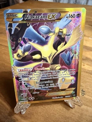 Pokémon TCG Alakazam EX Holo Ultra Rare 2016, 125/124 Card - Image 1 of 4