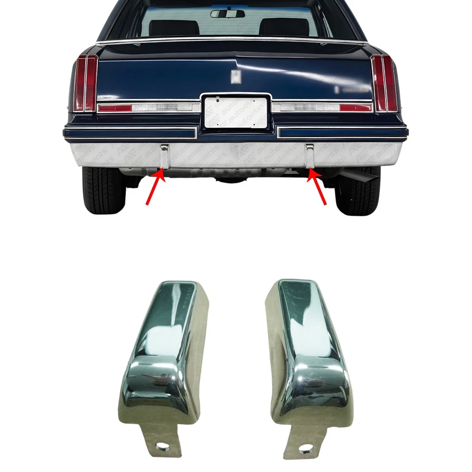 Protector de parachoques trasero cromado para Oldsmobile Cutlass Supreme 1981-1988 Foto 1 de 1