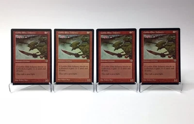 (4) Magic: The Gathering Goblin Tinkerer MTG Vintage 1996 Mirage MP - Image 1 of 2