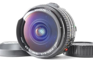 Minolta New MD 16mm f/2.8 Fisheye [Almost MINT] MF Lens for MC MD From JAPAN - Picture 1 of 24