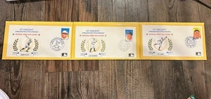 Hall of Fame Legenden in Ersttagsbriefen Umschläge Ruth, Cobb, Gehrig, fast neuwertig - Bild 1 von 5