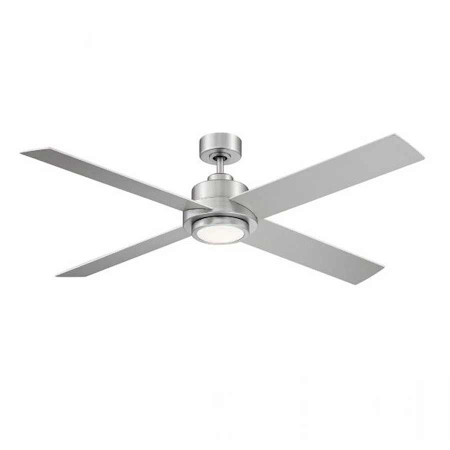 Savoy House 56" LED 14" Ceiling Fan, Brushed Nickel - M2011BNRV - Image 1 of 1