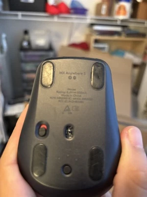 Logitech MX Anywhere 3 Wireless Mouse Black With USB and Charging Cord NO DONGLE - Image 1 of 4