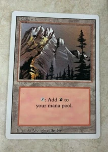 Mountain Basic Land - HP - MTG Magic Card - Revised Edition (3rd third) - Bild 1 von 1