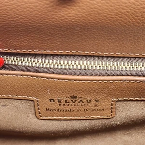 NEW Delvaux Classico Light Brown Leather PM Jumping Shoulder Bag,France - Picture 1 of 17