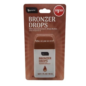 B Pure Bronzer Gocce 1 fl oz 30 ml Estratto di Cacao Burro di Karitè Vit E - Foto 1 di 2