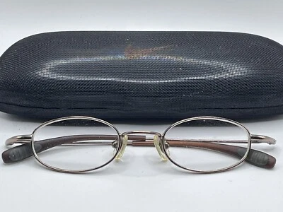 NIKE Flexon 4602 220 Oval Metal Eyeglasses Frames 49-19 130 Kids Small 0624 - Image 1 of 4