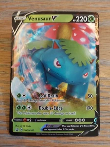 Venusaur V SWSH100 NM Full Art Promo Rare Pokemon Card - Picture 1 of 2