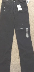 NWT GIRLS GAP 1969 SUPER SKINNY DENIM JEANS SIZE 14 REGULAR-BLACK DENIM  - Picture 1 of 2