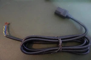 IEC 320 Female Shielded SVT one end w Striped lead opposite side Power Cord (UL) - Picture 1 of 2