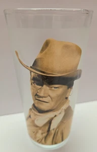 JOHN WAYNE "A Man's Got To Do What A Man's Got To Do" Glass, Authenic Licensed - Picture 1 of 6