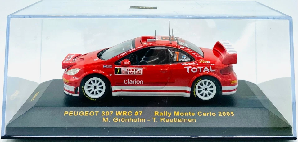 EBOND Peugeot 307 WRC #7 Rally Monte Carlo 2005 M.Gronholm T.Rautiainen - 0157 - Immagine 1 di 1