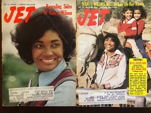 Nancy Wilson 1976, 1981 JET Magazine Lot of 2 Jazz Singer/ Life On Ranch - Picture 1 of 7
