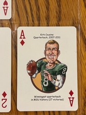 Kirk Cousins - Hero Decks caricature playing card - Michigan State Spartans