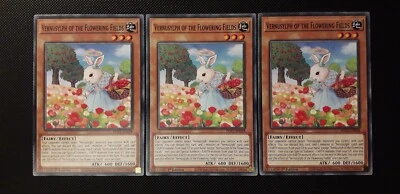 Yu-Gi-Oh! 3x Vernusylph of the Flowering Fields, POTE-EN018, C., 1.Ed., Englisch - Bild 1 von 4